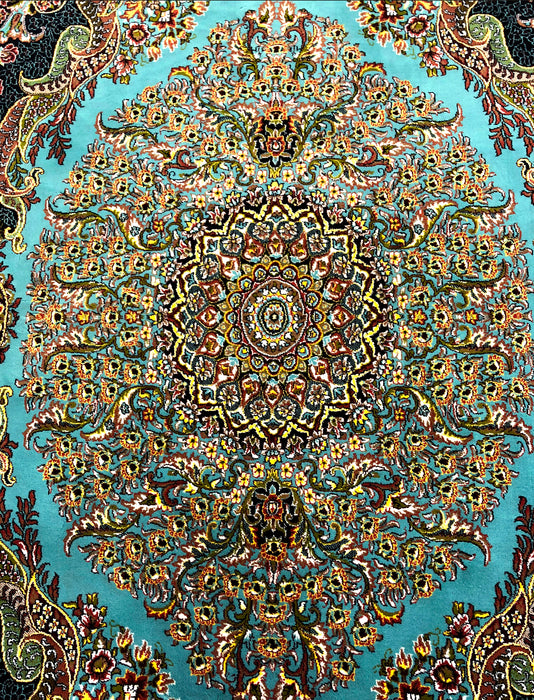 Shahkar 3190  Blue Beautiful Turkuaz Persian Rug
