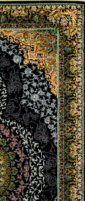 Shahkar 3997 Black , Durable Persian Rug Good Density impressive colours