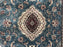 Isfahan 5106 Blue, D Blue & Black A silk oriental design rug with traditional know how