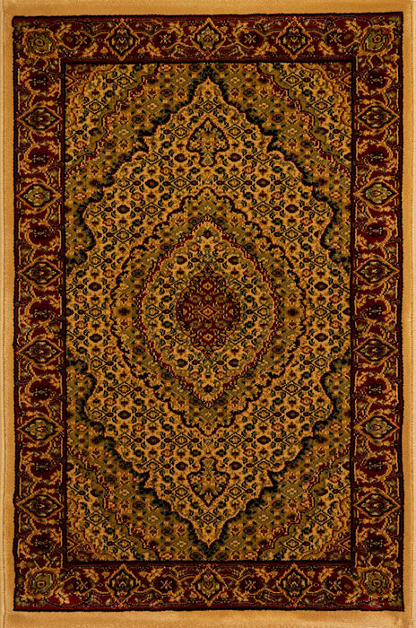 Plaza 7211 Black, Beige, Cream, Red colours made in Turkey, high quality rug.